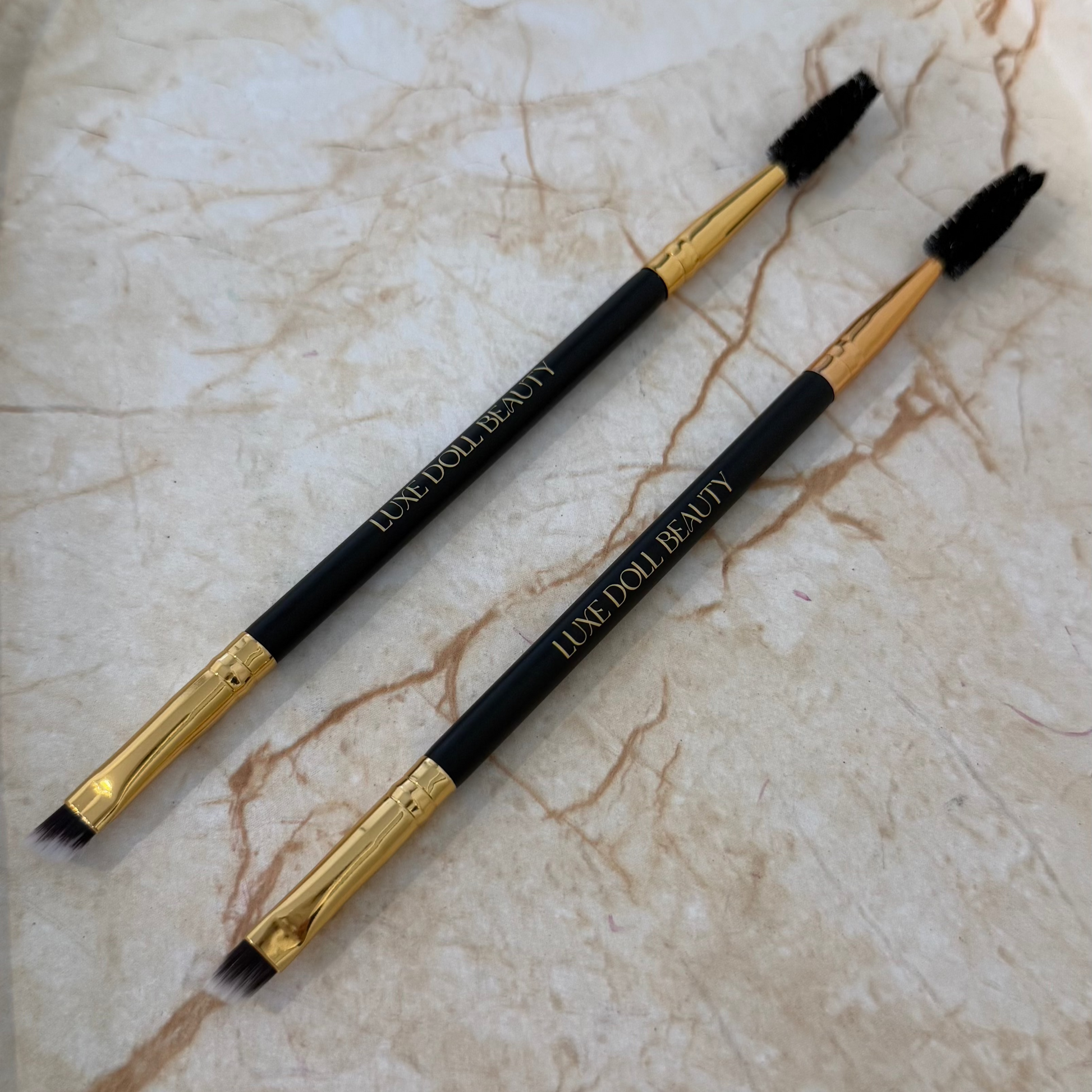 Dual Ended Angle Brush - Luxe Lash Dolls